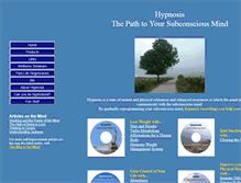 Tablet Screenshot of hypnosisbyfrederique.com